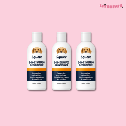 Puppy Shampoo 2-in-1 – Natural & Moisturizing Formula for Soft, Healthy Fur