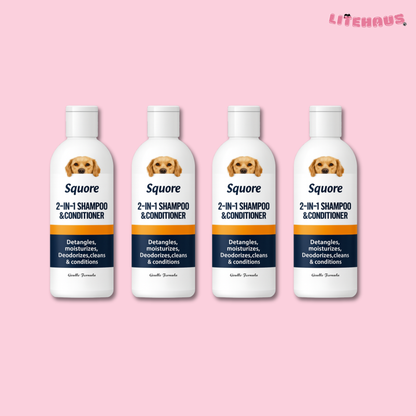 Puppy Shampoo 2-in-1 – Natural & Moisturizing Formula for Soft, Healthy Fur