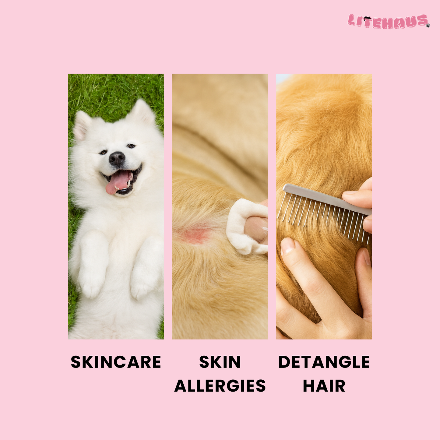 Pet Hair Care Serum – Softening & Growth Essence Oil for Dogs & Cats