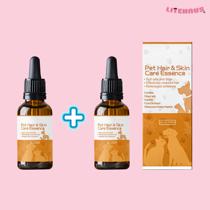 Pet Hair Care Serum – Softening & Growth Essence Oil for Dogs & Cats