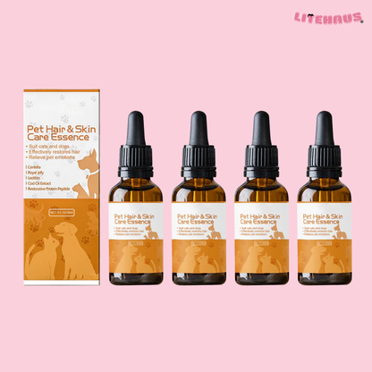 Pet Hair Care Serum – Softening & Growth Essence Oil for Dogs & Cats