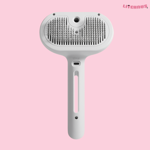 Luxury Steam Spray Grooming Brush for Dogs & Cats