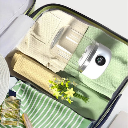 Portable 1L Mini Wireless Washing Machine for Underwear & Socks with Dehydration Function ™️