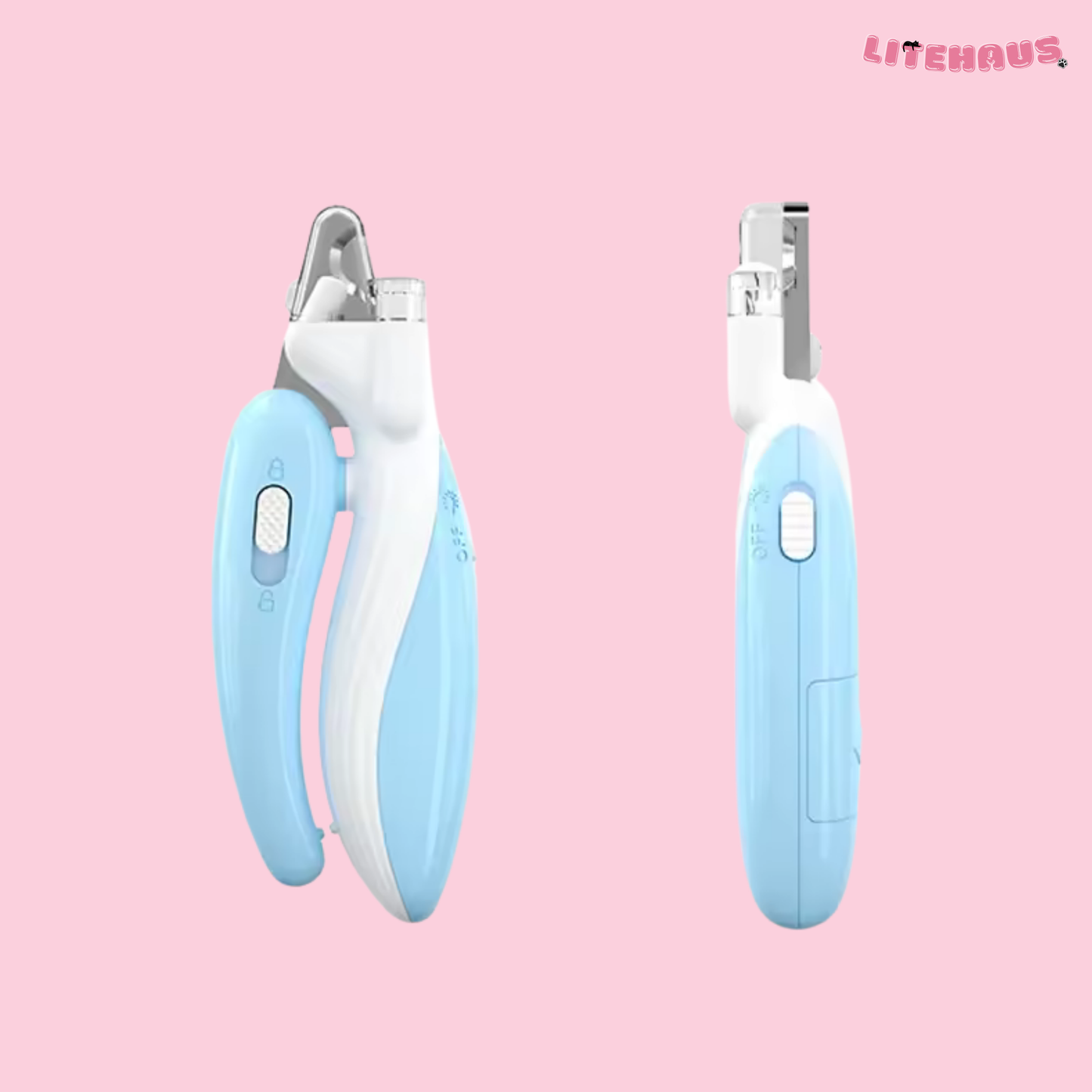 Professional Pet Nail Clippers with LED Light – Safe Paw Trimmer for Dogs & Cats
